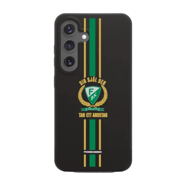 Phonecases3D Samsung Galaxy S25 Färjestad BK kompostoituva suojakuori, musta