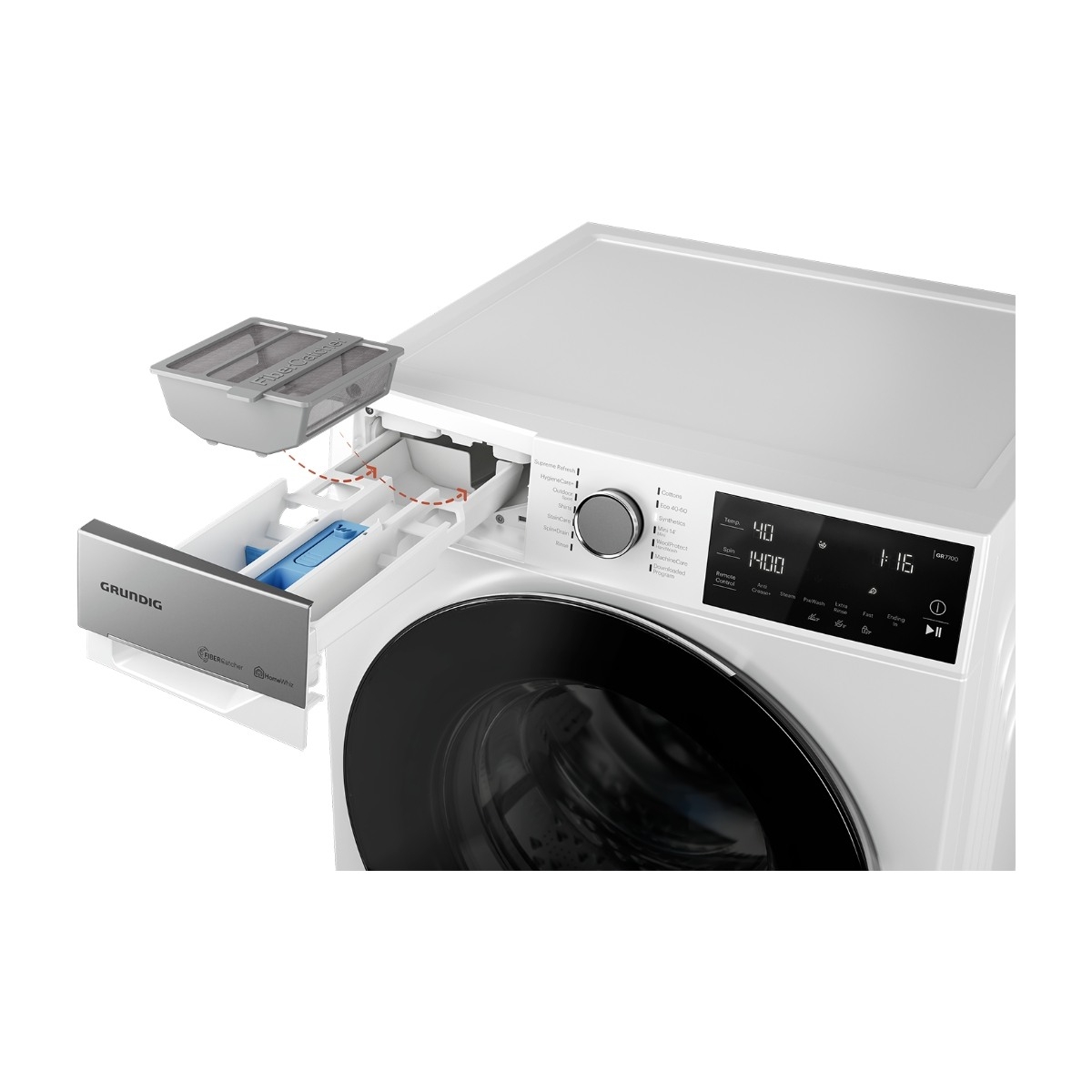 Grundig GR7700 GWP89619WW vaskemaskine billede 5