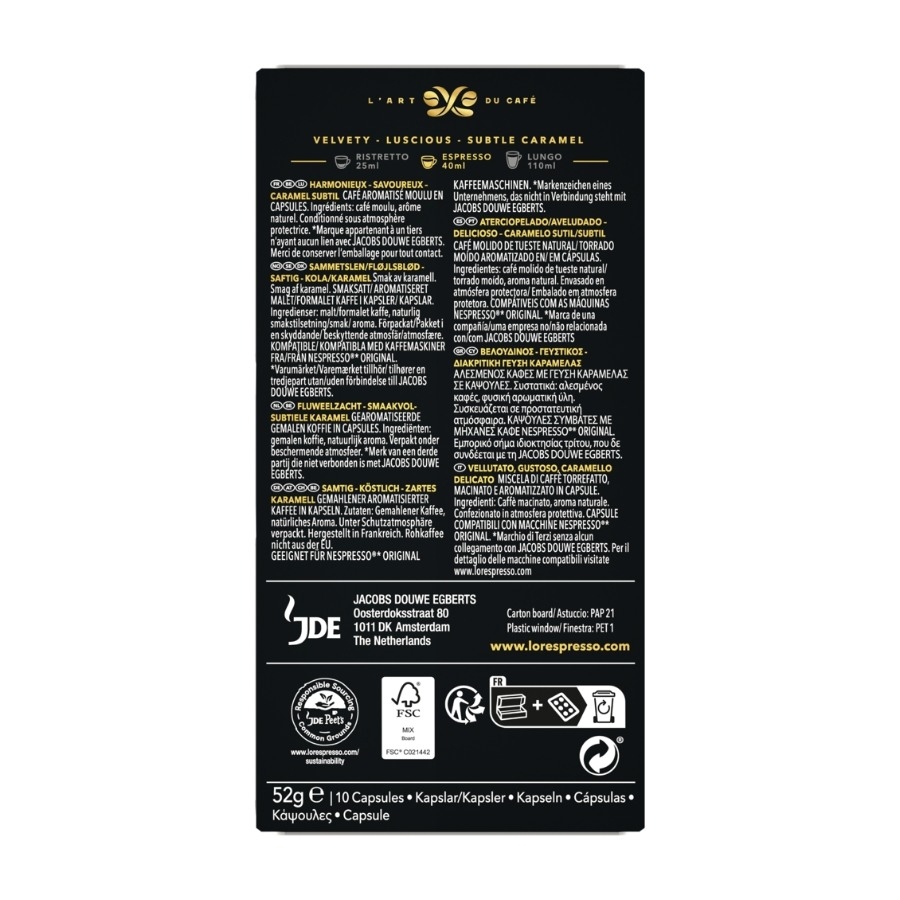 L'OR Capsules Espresso Caramel - 10 pcs billede 4