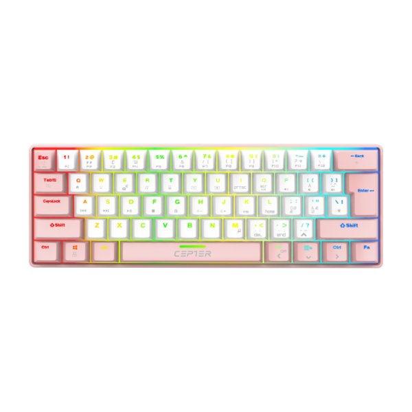 Cepter Athena, pink Mini gaming tastatur