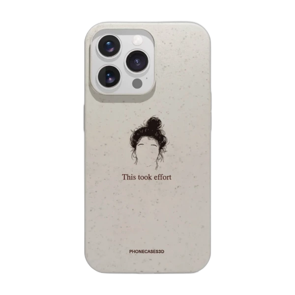 Phonecases3D iPhone 13 Pro Marit Bakkli kompostoituva suojakuori, valkoinen