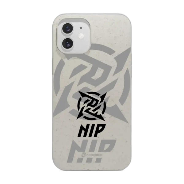Phonecases3D iPhone 12 Ninjas in Pyjamas kompostoituva suojakuori, valkoinen