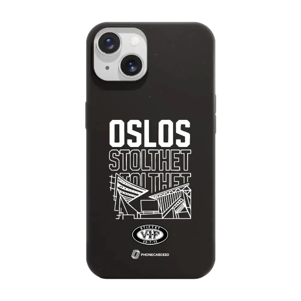 Phonecases3D iPhone 14 VIF kompostoituva suojakuori, musta