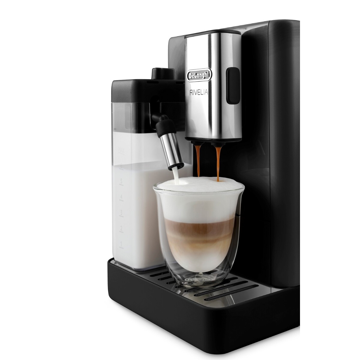 Delonghi Rivelia EXAM440.55.B espressomaskine, sort billede 2