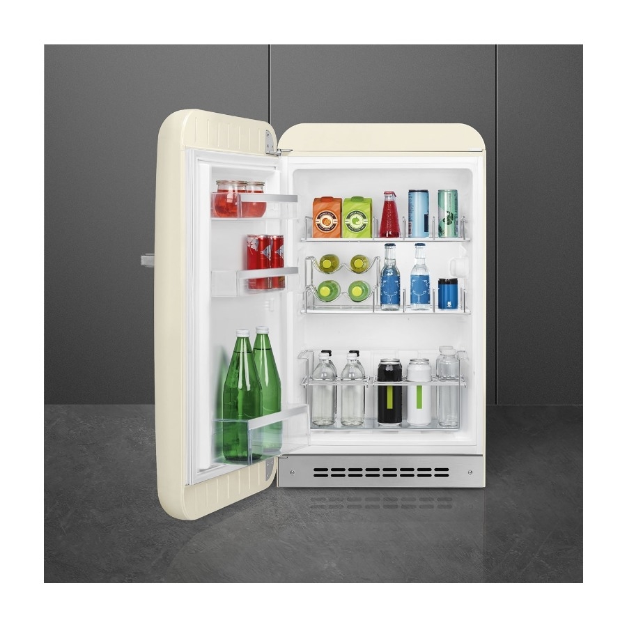 Smeg 50's Style køleskab FAB10HLCR6 (cream) billede 9