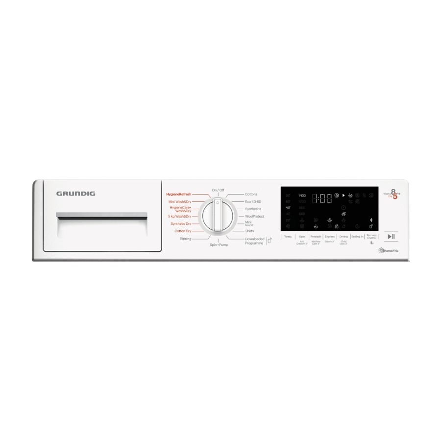 Grundig GWDI8542 vaskemaskine/tørretumbler billede 9