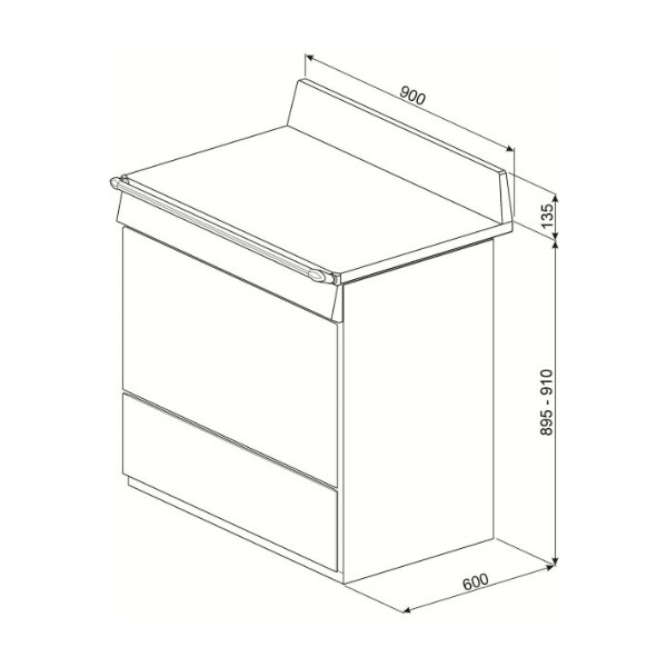 Smeg Victoria TR90IBL9 induktionskomfur billede 3