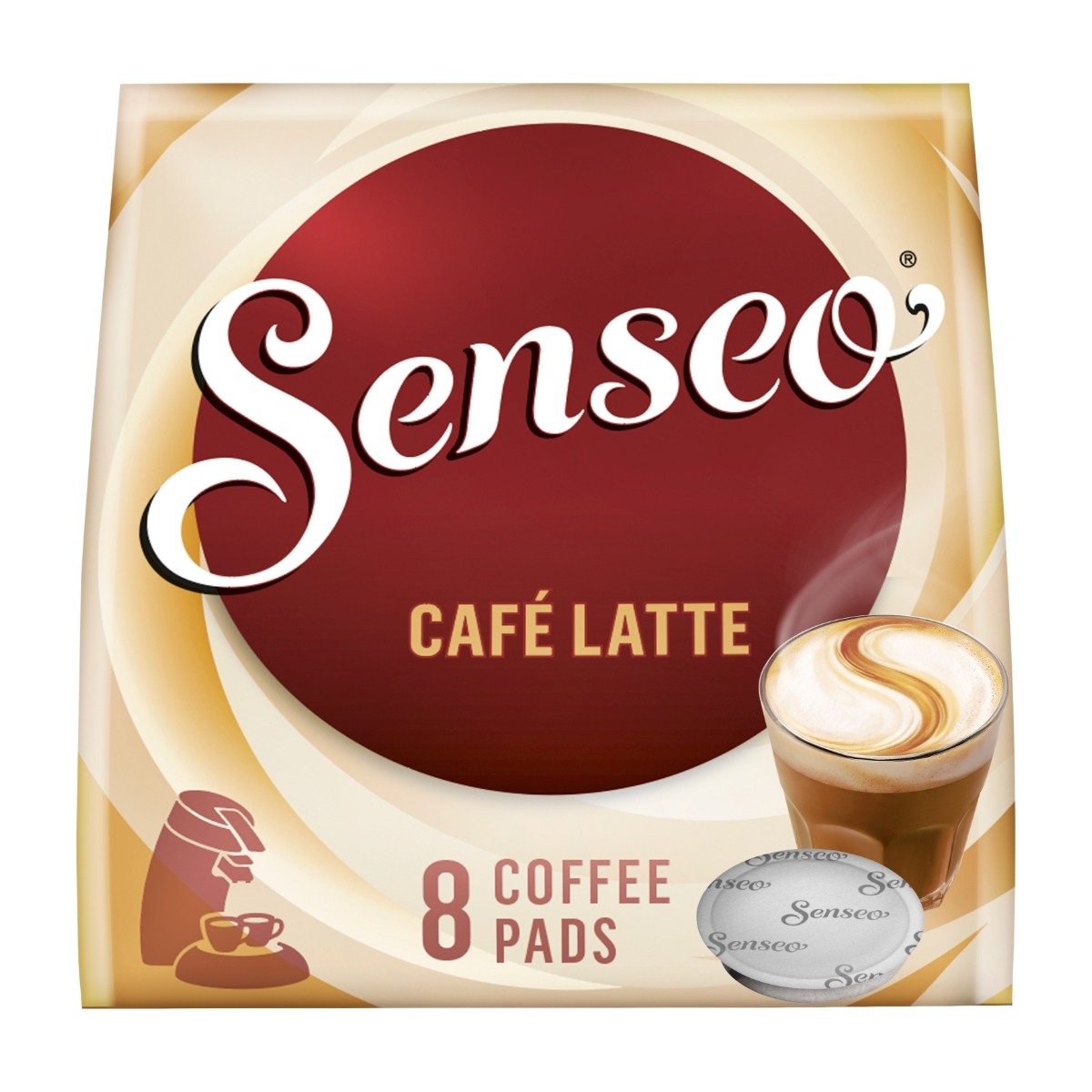 ® Coffee Pads - Café Latte - 8 pcs