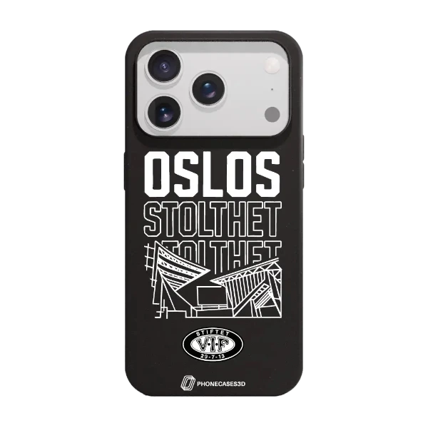 Phonecases3D iPhone 17 Pro Max VIF kompostoituva suojakuori, musta