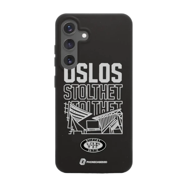 Phonecases3D Samsung Galaxy S25+ VIF kompostoituva suojakuori, musta
