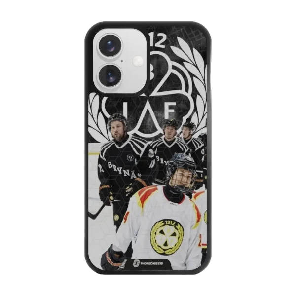 Phonecases3D iPhone 16 Brynäs IF -3D suojakuori, musta