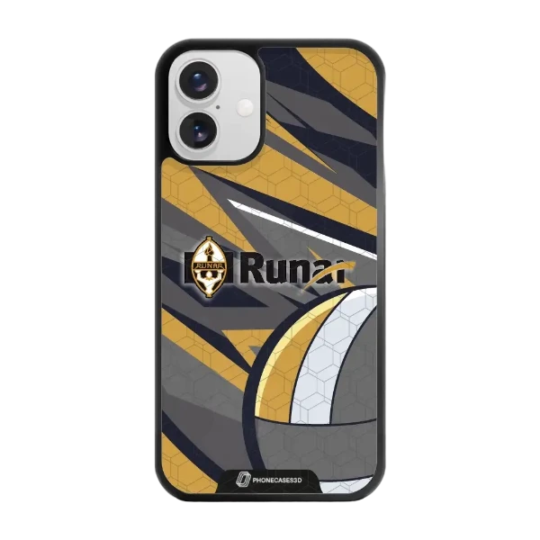 Phonecases3D iPhone 16 Plus IL Runar -3D suojakuori, musta
