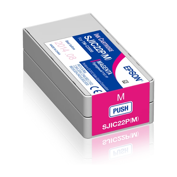 Epson SJIC22P(M): Ink Cartridge for Colorworks C3500 (magenta)