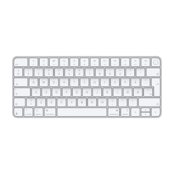 Apple Magic Keyboard med Touch ID, hvid