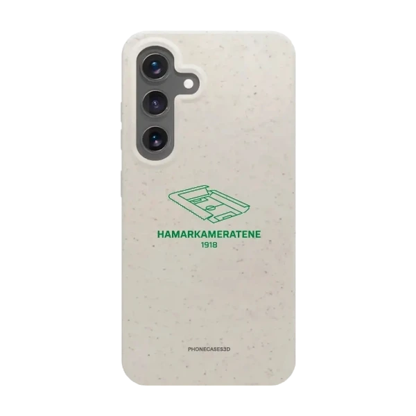 Phonecases3D Samsung Galaxy S25 HamKam kompostoituva suojakuori, valkoinen