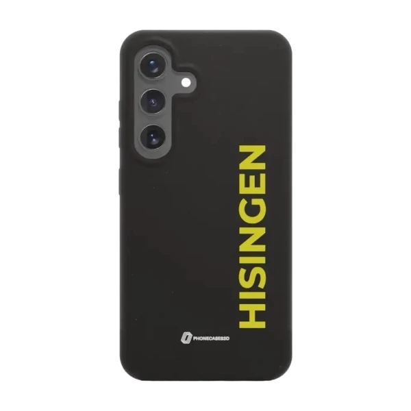 Phonecases3D Samsung Galaxy S25 BK Häcken kompostoituva suojakuori, musta