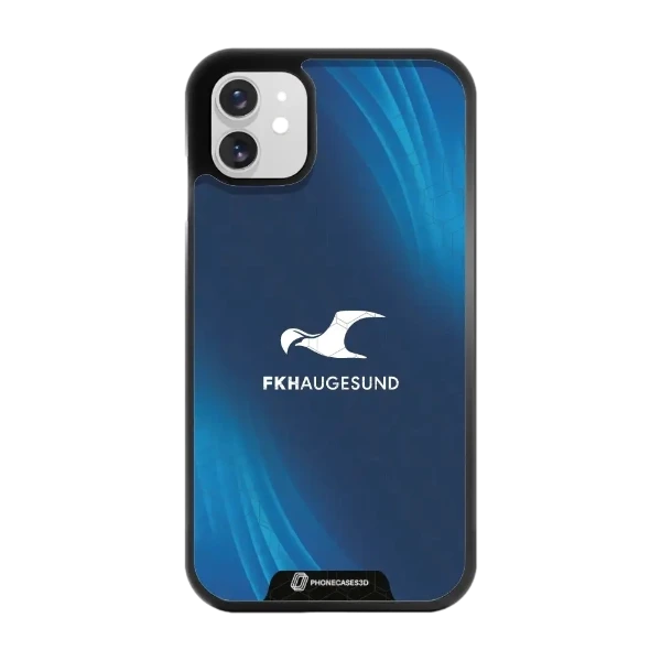 Phonecases3D iPhone 11 FK Haugesund -3D suojakuori, musta