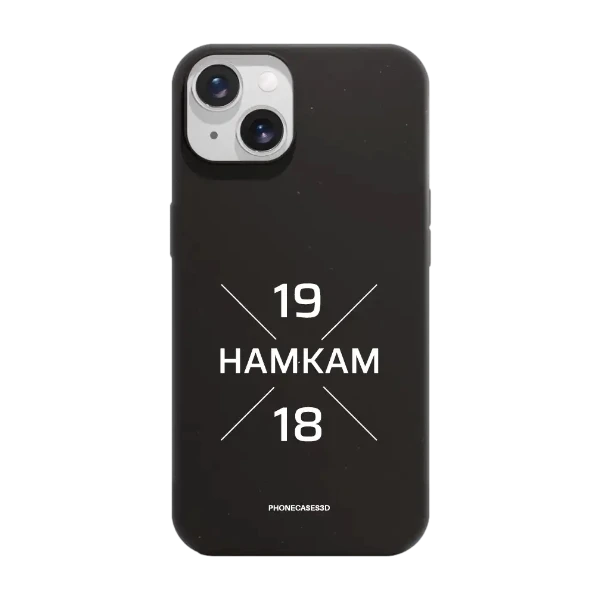 Phonecases3D iPhone 14 HamKam kompostoituva suojakuori, musta